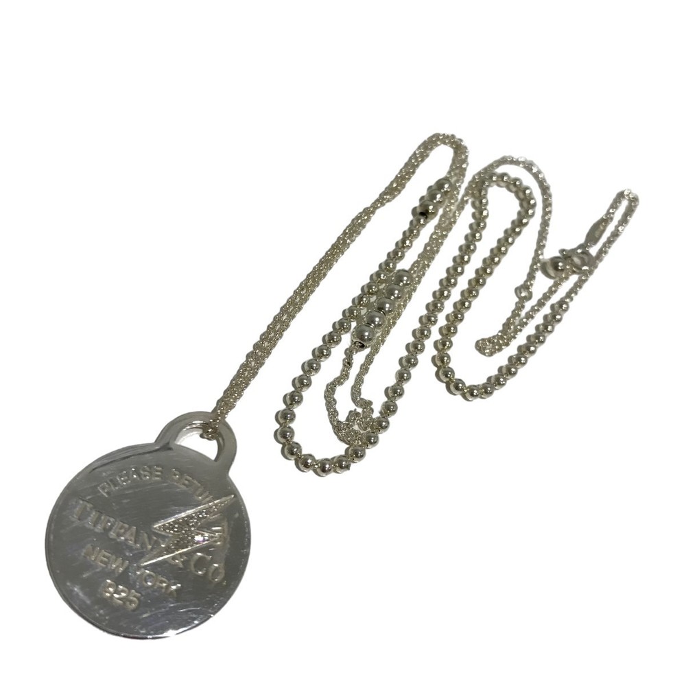 Tiffany Please Return To Necklace Silver